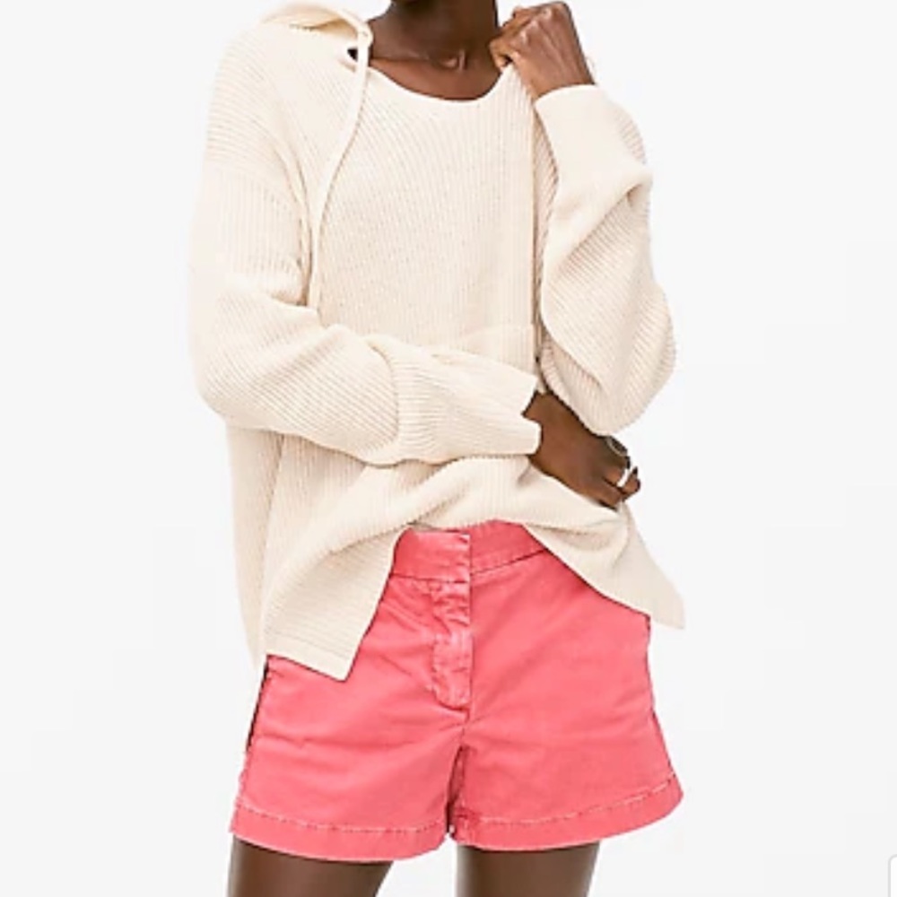 J. Crew Neon Orange Chino Shorts - Picture 2 of 7